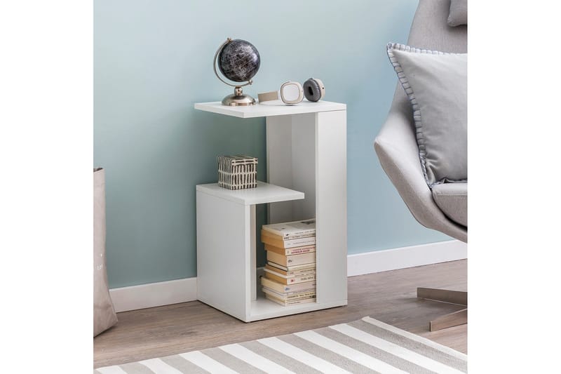 Melindy Sidobord 35 cm - Vit - Möbler - Vardagsrum - Soffbord & vardagsrumsbord - Brickbord
