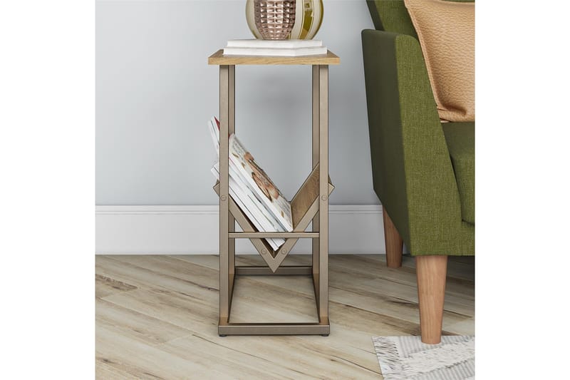 Regal Sidobord 50 cm Natur - Novogratz - Möbler - Vardagsrum - Soffbord & vardagsrumsbord - Brickbord