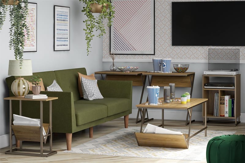 Regal Sidobord 50 cm Natur - Novogratz - Möbler - Vardagsrum - Soffbord & vardagsrumsbord - Brickbord