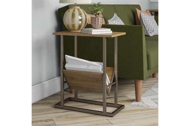 Regal Sidobord 50 cm Natur - Novogratz - Möbler - Vardagsrum - Soffbord & vardagsrumsbord - Brickbord