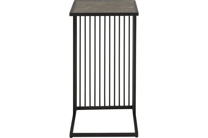 Saklani Sidobord 35x35 cm - Svart - Möbler - Vardagsrum - Soffbord & vardagsrumsbord - Brickbord