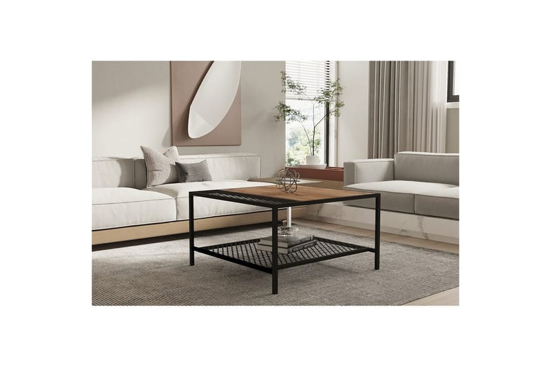 Brightmere Soffbord 80 cm - Brun/Svart - Möbler - Vardagsrum - Soffbord & vardagsrumsbord - Soffbord