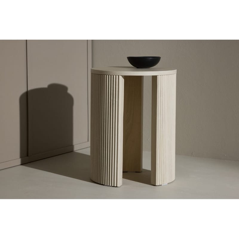 Bristol Sidobord 40 cm - Whitewash - Möbler - Vardagsrum - Soffbord & vardagsrumsbord - Sidobord & lampbord