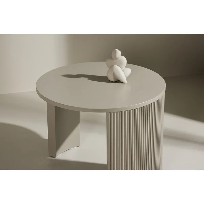 Bristol Soffbord 60 cm - Beige - Möbler - Vardagsrum - Soffbord & vardagsrumsbord - Soffbord