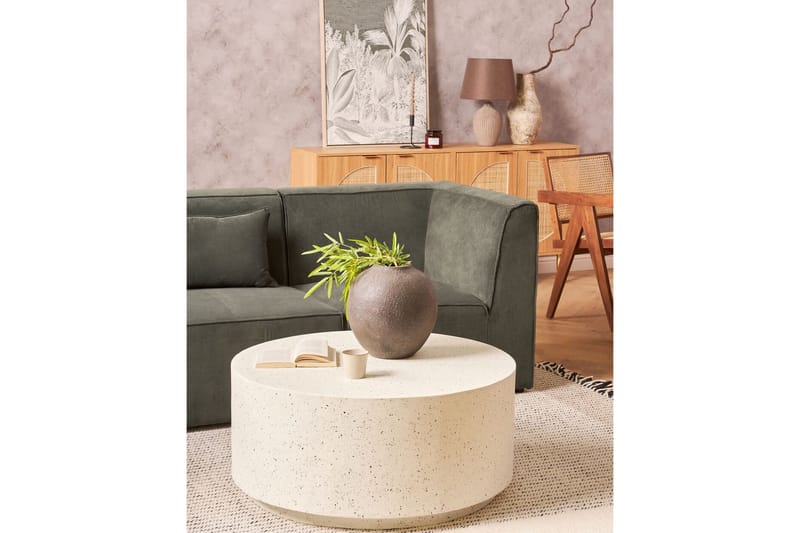 Bruder Soffbord 90 cm Rund Rund - Vit - Möbler - Vardagsrum - Soffbord & vardagsrumsbord - Soffbord