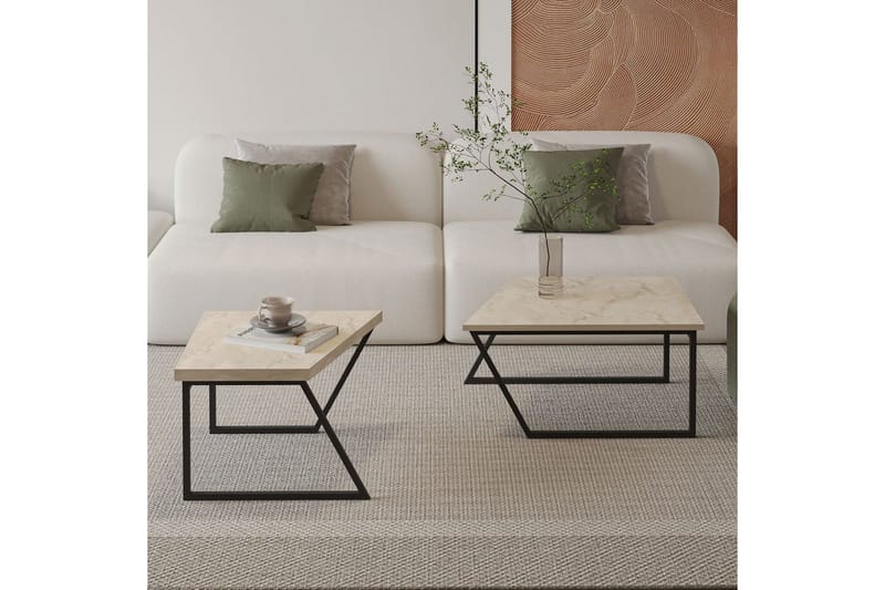 Bulskoll Soffbord 120 cm - Travertine - Möbler - Vardagsrum - Soffbord & vardagsrumsbord - Soffbord