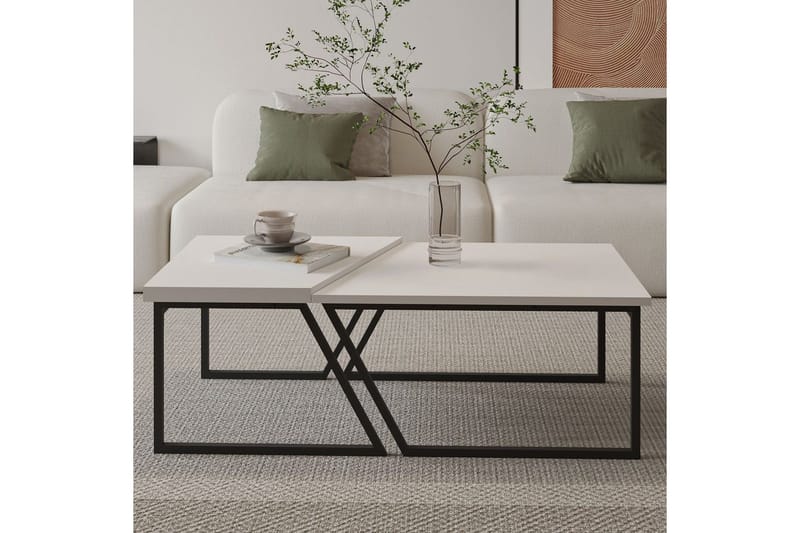 Bulskoll Soffbord 120 cm - Vit - Möbler - Vardagsrum - Soffbord & vardagsrumsbord - Soffbord