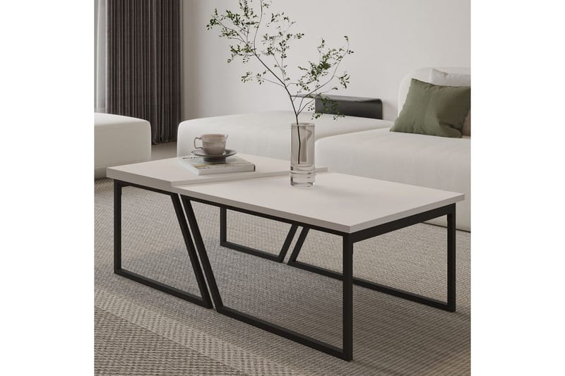 Bulskoll Soffbord 120 cm - Vit - Möbler - Vardagsrum - Soffbord & vardagsrumsbord - Soffbord