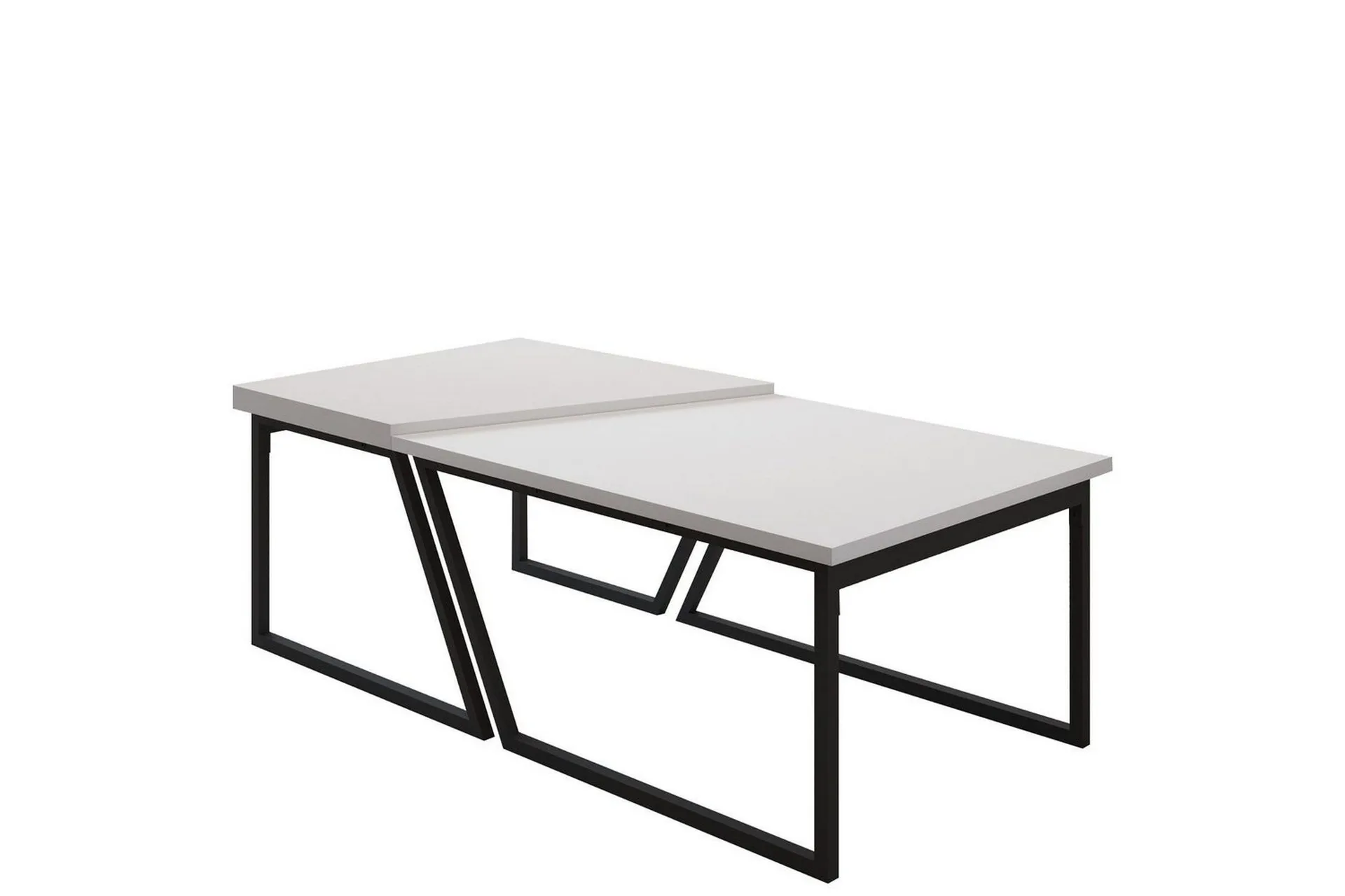 bulskoll soffbord 120 cm - vit