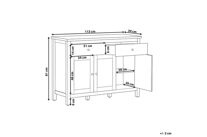 Byrå Atoca - Förvaring - Förvaringsmöbler - Skänkar & sideboards