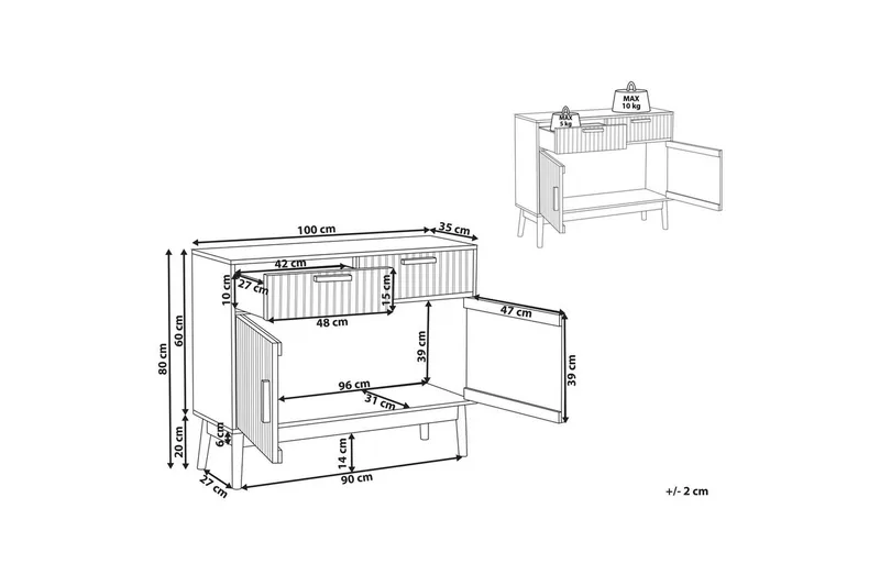 Byrå Lynwood - Förvaring - Förvaringsmöbler - Skänkar & sideboards