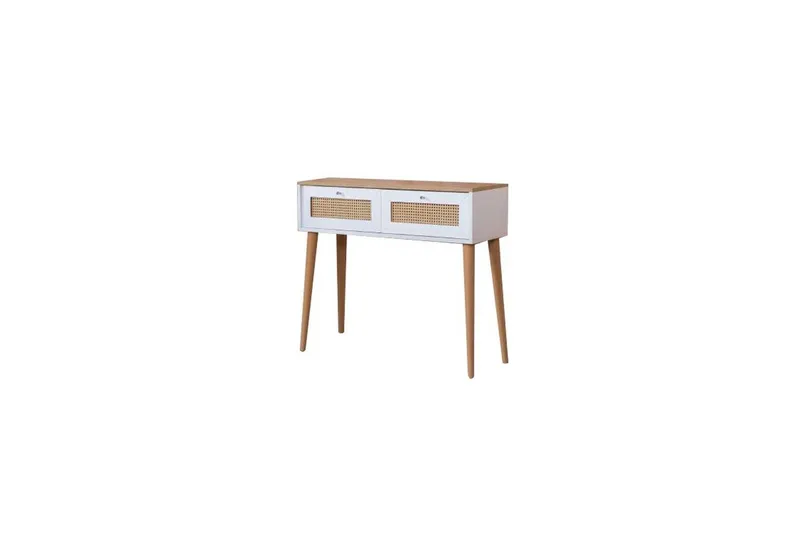 Byrå Terra Vit / Ek - Vit/Ljusfärgat trä - Möbler - Vardagsrum - Soffbord & vardagsrumsbord - Brickbord