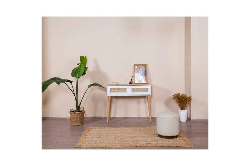 Byrå Terra Vit / Ek - Vit/Ljusfärgat trä - Möbler - Vardagsrum - Soffbord & vardagsrumsbord - Brickbord