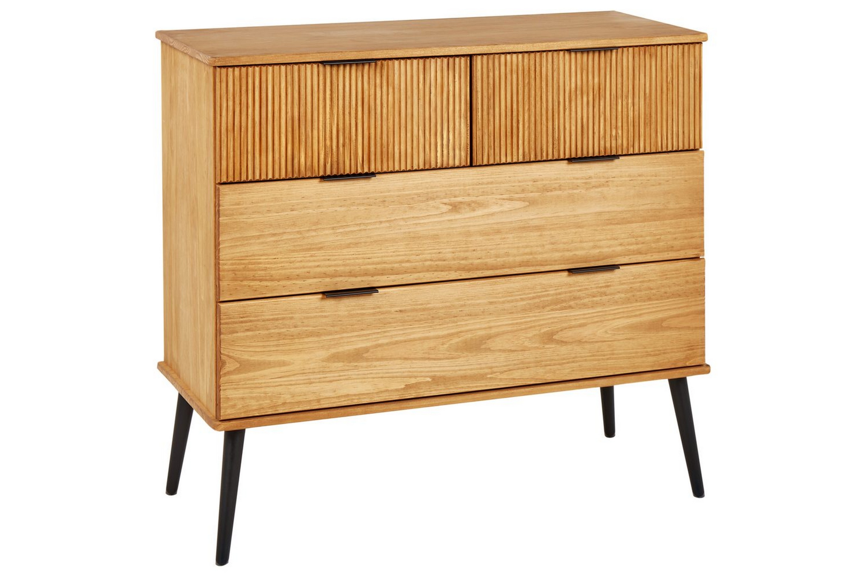 byrå timmins med 5 lådor -