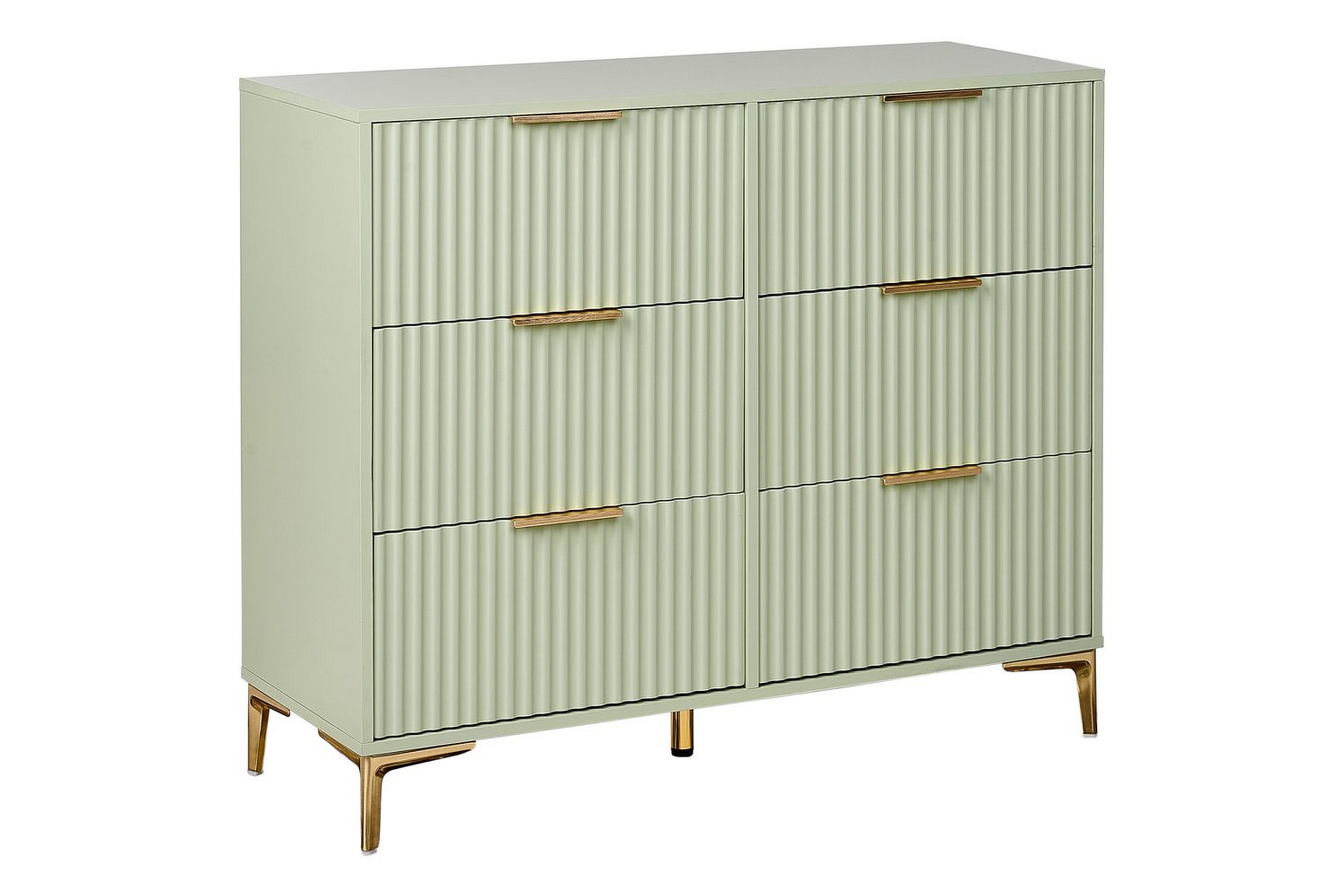 byrå walcott grön, guld - grön, guld