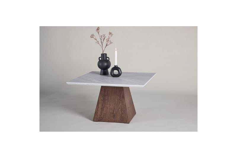 Cael Soffbord 80x80 cm - Ljusgrå - Möbler - Vardagsrum - Soffbord & vardagsrumsbord - Soffbord