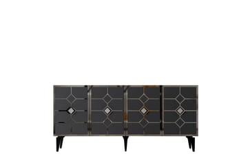 Cagla Konsollbord 150 cm Antracit/Silver