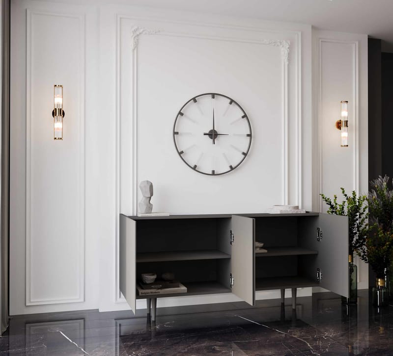Capella Konsolbord 140x60x40 cm - Grå - Möbler - Vardagsrum - Soffbord & vardagsrumsbord - Avlastningsbord & konsolbord
