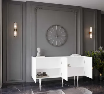 Capella Konsolbord 140x60x40 cm - Vit - Möbler - Vardagsrum - Soffbord & vardagsrumsbord - Avlastningsbord & konsolbord