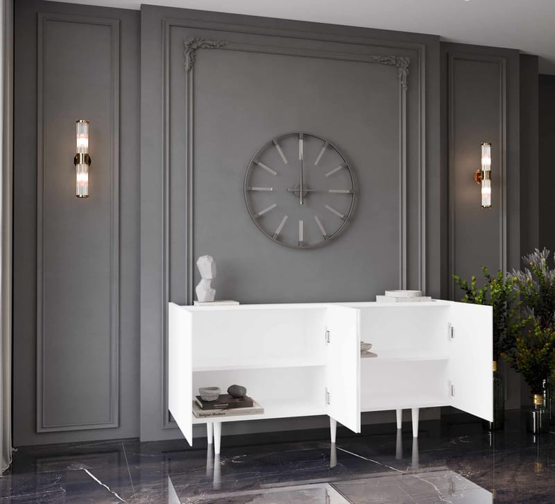 Capella Konsolbord 140x60x40 cm - Vit - Möbler - Vardagsrum - Soffbord & vardagsrumsbord - Avlastningsbord & konsolbord