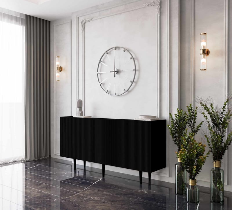 Capella Konsolbord 160x60x40 cm - Svart - Möbler - Vardagsrum - Soffbord & vardagsrumsbord - Avlastningsbord & konsolbord