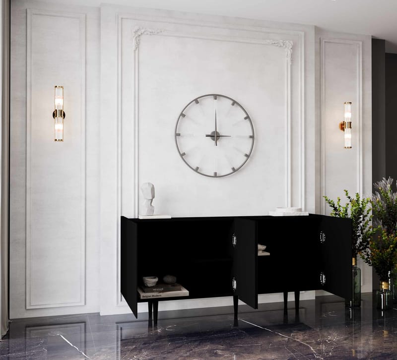 Capella Konsolbord 160x60x40 cm - Svart - Möbler - Vardagsrum - Soffbord & vardagsrumsbord - Avlastningsbord & konsolbord