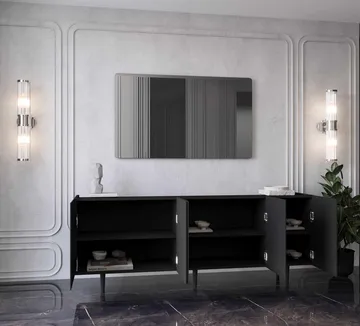 Capella Konsolbord 180x60x40 cm - Svart - Möbler - Vardagsrum - Soffbord & vardagsrumsbord - Avlastningsbord & konsolbord