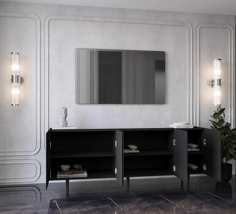 Capella Konsolbord 180x60x40 cm - Svart - Möbler - Vardagsrum - Soffbord & vardagsrumsbord - Avlastningsbord & konsolbord