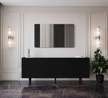 Capella Konsolbord 180x60x40 cm - Svart - Möbler - Vardagsrum - Soffbord & vardagsrumsbord - Avlastningsbord & konsolbord