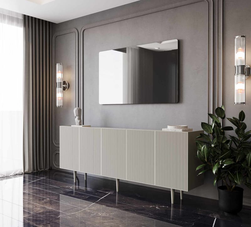 Capella Konsolbord 200x60x40 cm - Sandsten - Möbler - Vardagsrum - Soffbord & vardagsrumsbord - Avlastningsbord & konsolbord