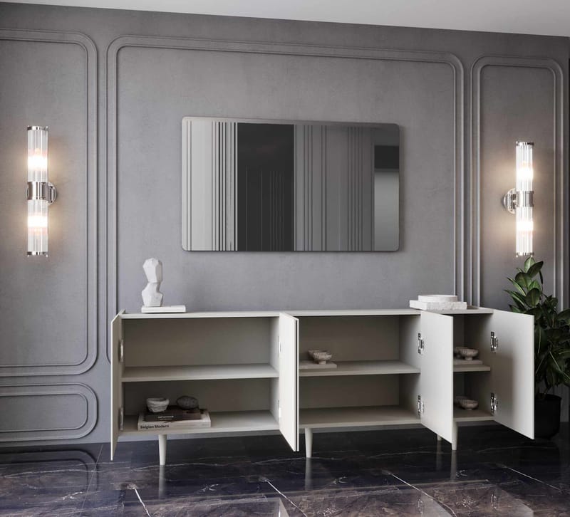 Capella Konsolbord 200x60x40 cm - Sandsten - Möbler - Vardagsrum - Soffbord & vardagsrumsbord - Avlastningsbord & konsolbord
