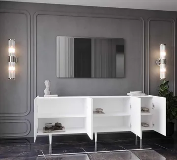 Capella Konsolbord 200x60x40 cm - Vit - Möbler - Vardagsrum - Soffbord & vardagsrumsbord - Avlastningsbord & konsolbord