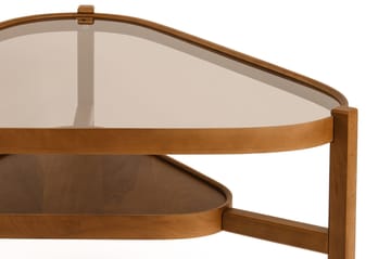 Capella Soffbord 95x48x95 cm - Valnöt - Möbler - Vardagsrum - Soffbord & vardagsrumsbord - Soffbord