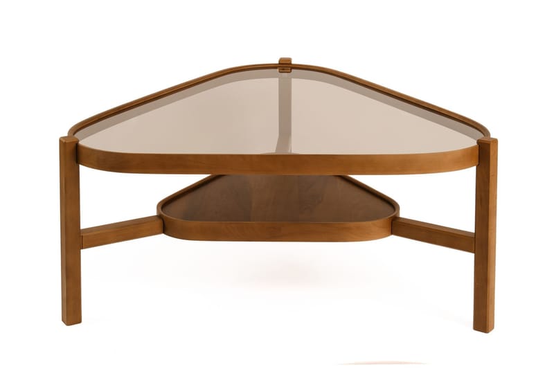 Capella Soffbord 95x48x95 cm - Valnöt - Möbler - Vardagsrum - Soffbord & vardagsrumsbord - Soffbord
