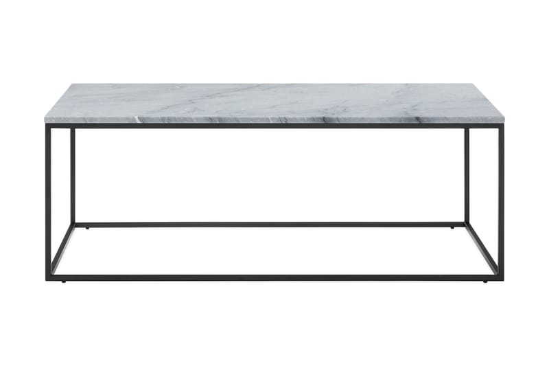 CARRIE Soffbord 120 cm Marmor/Grå/Svart - Bord - Marmorbord - Soffbord