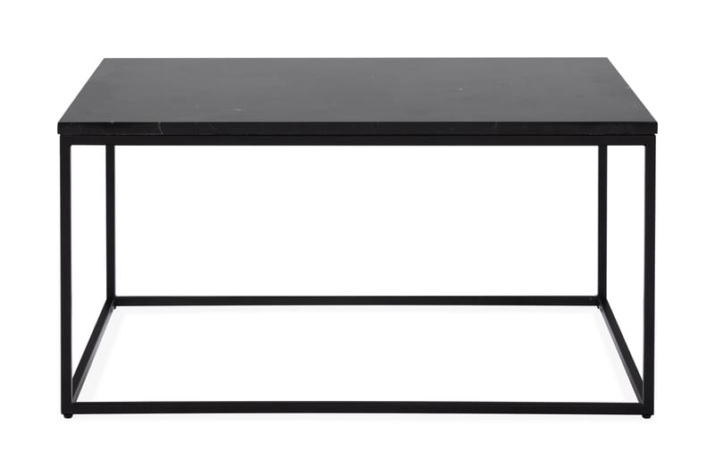 CARRIE Soffbord 90 cm Marmor/Svart - Bord - Soffbord