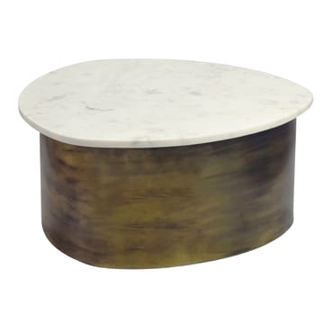 Cedrik Soffbord med marmorskiva - vit / guld - Möbler - Vardagsrum - Soffbord & vardagsrumsbord - Soffbord