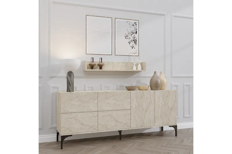 Cerreta Konsollbord 180 cm - Beige - Möbler - Vardagsrum - Soffbord & vardagsrumsbord - Avlastningsbord & konsolbord