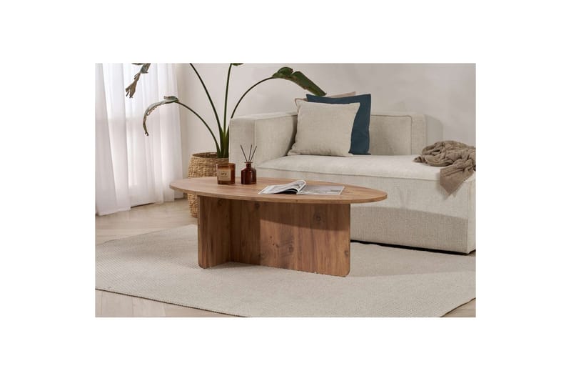 Ceyra Soffbord 120 cm - Beige - Möbler - Vardagsrum - Soffbord & vardagsrumsbord - Soffbord
