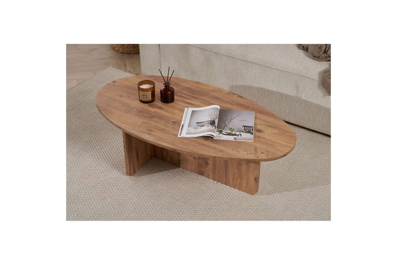 Ceyra Soffbord 120 cm - Beige - Möbler - Vardagsrum - Soffbord & vardagsrumsbord - Soffbord