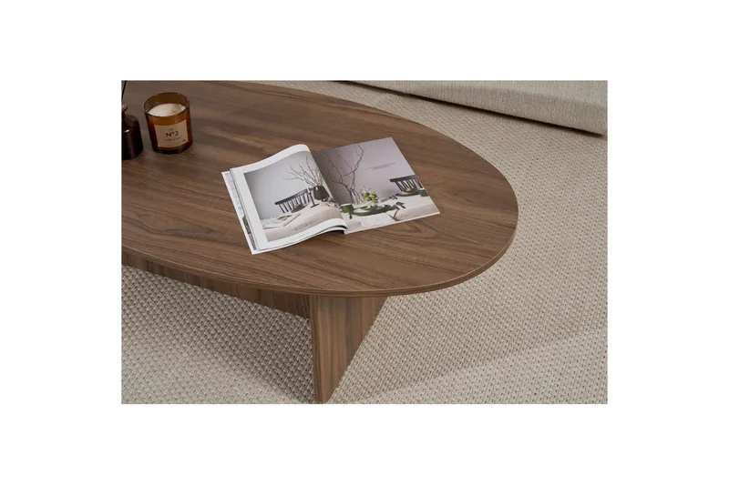 Ceyra Soffbord 120 cm - Valnöt - Möbler - Vardagsrum - Soffbord & vardagsrumsbord - Soffbord