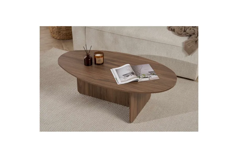 Ceyra Soffbord 120 cm - Valnöt - Möbler - Vardagsrum - Soffbord & vardagsrumsbord - Soffbord