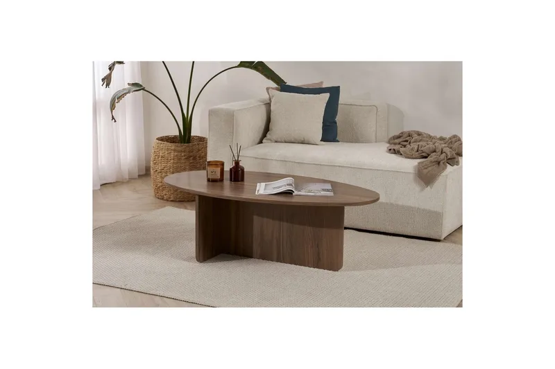 Ceyra Soffbord 120 cm - Valnöt - Möbler - Vardagsrum - Soffbord & vardagsrumsbord - Soffbord