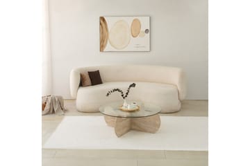 Chaino Soffbord 90 cm - Beige - Möbler - Vardagsrum - Soffbord & vardagsrumsbord - Soffbord
