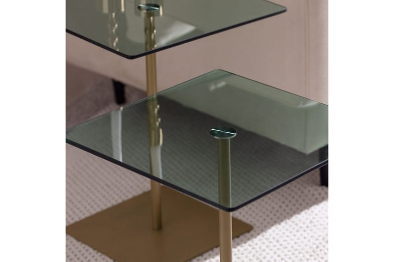Challur Soffbord 40 cm - Guld/Grön - Möbler - Vardagsrum - Soffbord & vardagsrumsbord - Soffbord