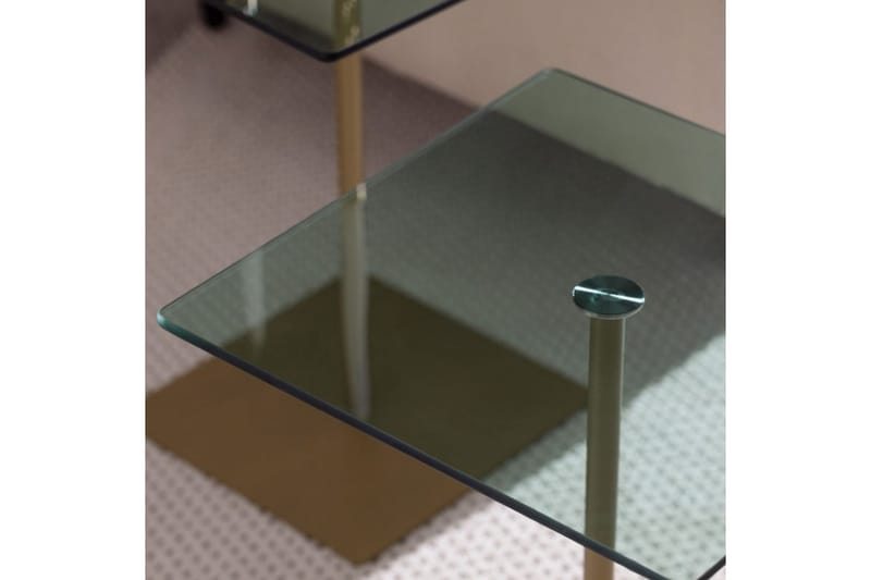 Challur Soffbord 40 cm - Guld/Grön - Möbler - Vardagsrum - Soffbord & vardagsrumsbord - Soffbord