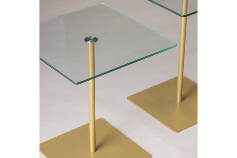 Challur Soffbord 40 cm - Guld/Vit - Möbler - Vardagsrum - Soffbord & vardagsrumsbord - Soffbord