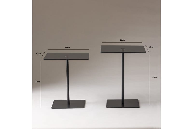 Challur Soffbord 40 cm - Svart - Möbler - Vardagsrum - Soffbord & vardagsrumsbord - Soffbord