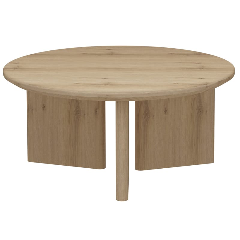 Chatham 80 cm Runt Soffbord i Ek - Beige - Möbler - Vardagsrum - Soffbord & vardagsrumsbord - Soffbord