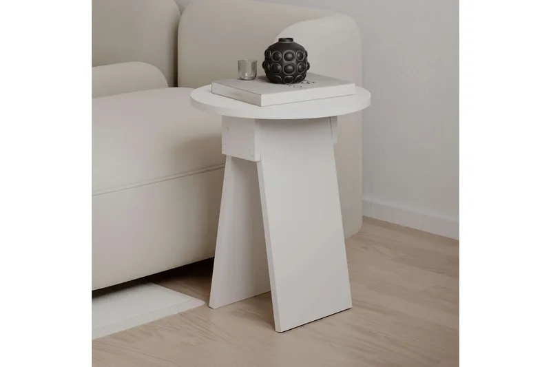 Chen Sidobord 42 cm - Vit - Möbler - Vardagsrum - Soffbord & vardagsrumsbord - Brickbord